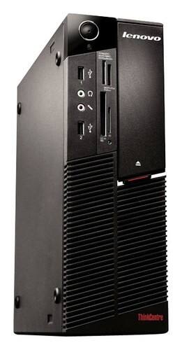 Front Standard. Lenovo - Refurbished ThinkCentre Desktop - Intel Core2 Duo - 4GB Memory - 750GB Hard Drive.
