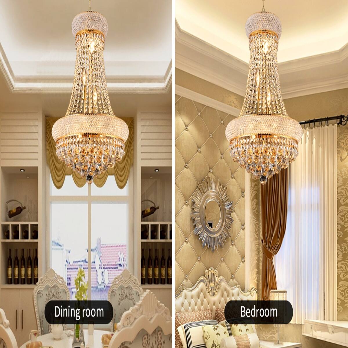 Dining room  
Bedroom