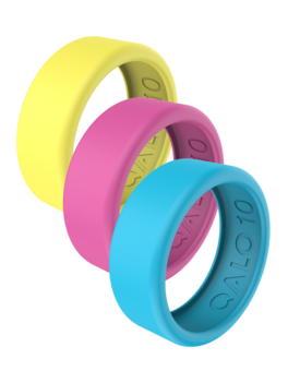 QALO - QRNT Original 3PK Covers Size 10 - Neon