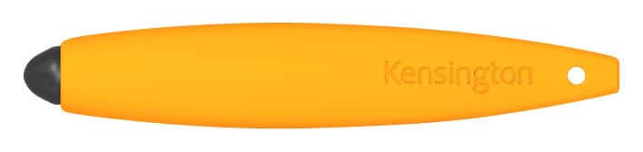 Front. Kensington - GummyGrip Stylus for Kids - Tangerine.