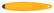 Front. Kensington - GummyGrip Stylus for Kids - Tangerine.