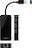 Front. Belkin - 3-Port USB 3.0 Hub with Gigabit Ethernet Adapter - Black.