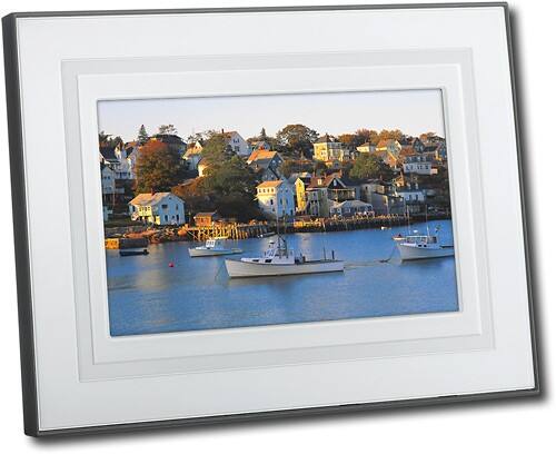 Angle Standard. Kodak - EasyShare 8" Widescreen LCD Digital Photo Frame - White.