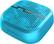 Front. SOL REPUBLIC - PUNK Indoor/Outdoor Wireless Bluetooth Speaker - Horizon Blue.