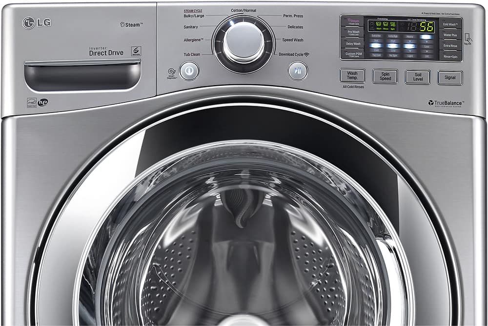 WM3370HWA  LG 27 4.3 cu. ft. Front Load Washer, Steam - White