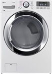 Front. LG - SteamDryer 7.4 Cu. Ft. 10-Cycle Electric Dryer with Steam.