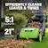 EFFICIENTLY CLEARS LEAVES & TWIGS
5:1
Brush-Wheel Ratio
21"
Sweeping Width
STEELITE