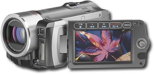 Angle Standard. Canon - VIXIA 3.3MP High-Definition Digital Camcorder with Flash Memory - Silver.