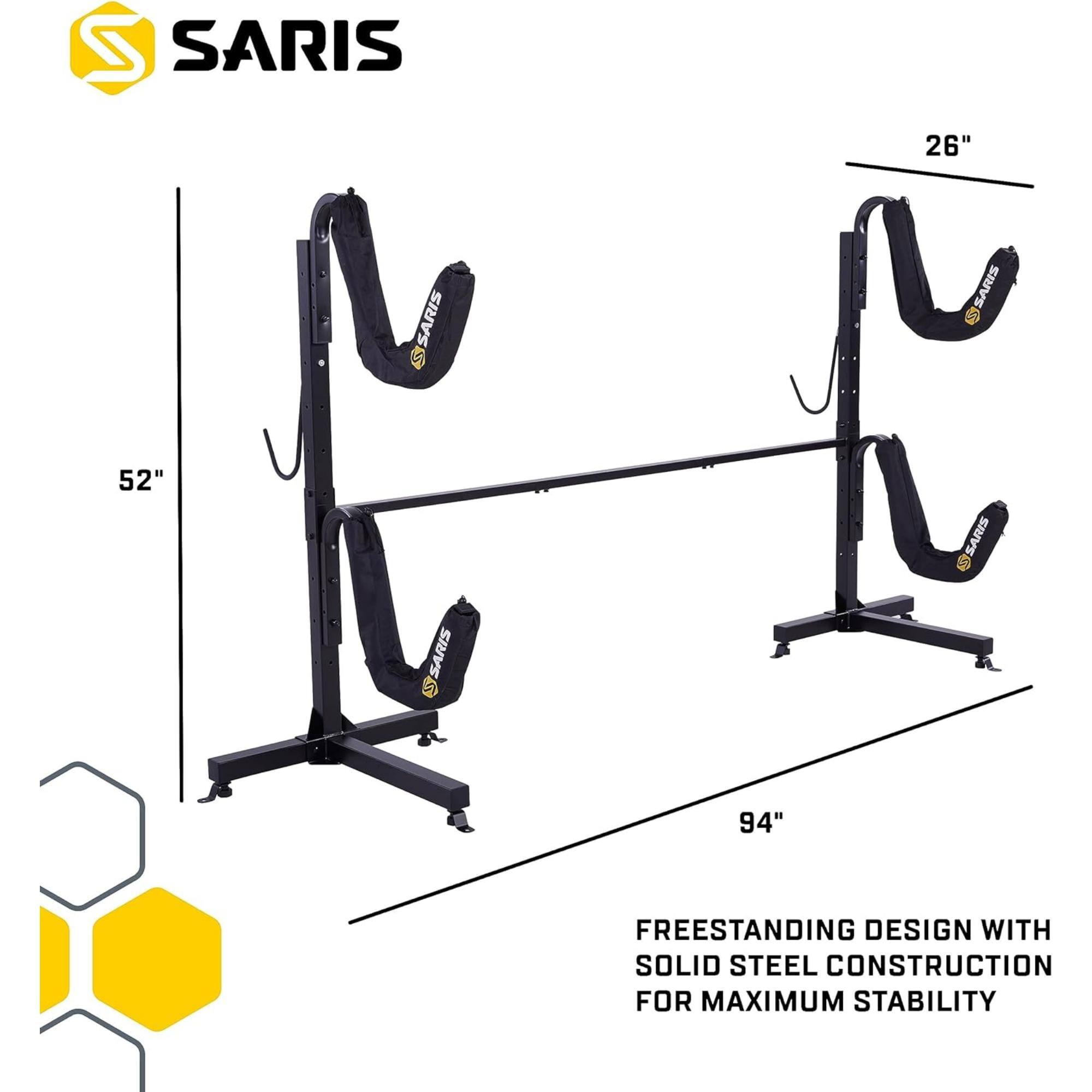 S SARIS 26" 52" 94" FREESTANDING DESIGN WITH SOLID STEEL CONSTRUCTION FOR MAXIMUM STABILITY