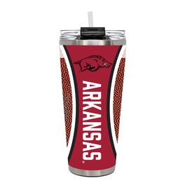 Great American Products - Arkansas Razorbacks 32oz. Big Slim Game Ball Travel Tumbler - Brown