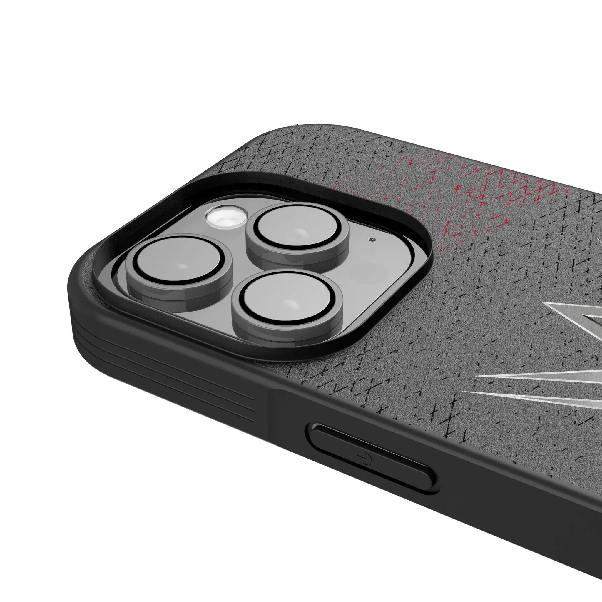 Left. Keyscaper - WWE Steel Bump Phone Case - Apple iPhone 15 Pro - WWE Logo.