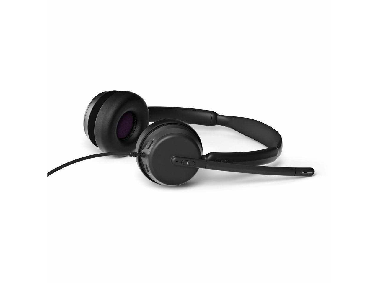 Alt View 4. EPOS - EPOS IMPACT 460 Headset - Microsoft Teams, USB-C, Noise Cancelling, Stereo, Wired - Red.