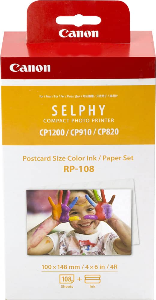 Canon - RP-108 High-Capacity Color Ink/Paper Set - Multicolor - Front_Zoom