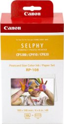 Canon - RP-108 High-Capacity Color Ink/Paper Set - Multicolor - Front_Zoom