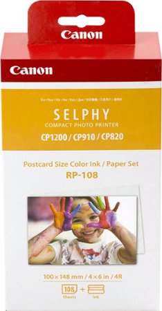 Canon - RP-108 High-Capacity Color Ink/Paper Set - Multicolor