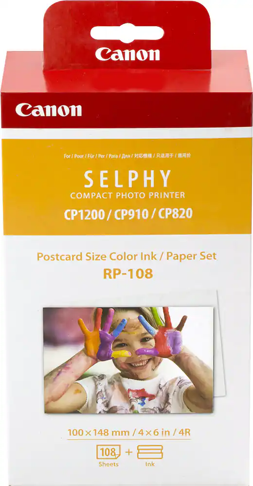 Canon - RP-108 High-Capacity Color Ink/Paper Set - Multicolor