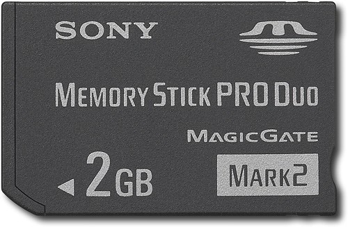  Sony - 2 GB Memory Stick PRO Duo - 1 Card