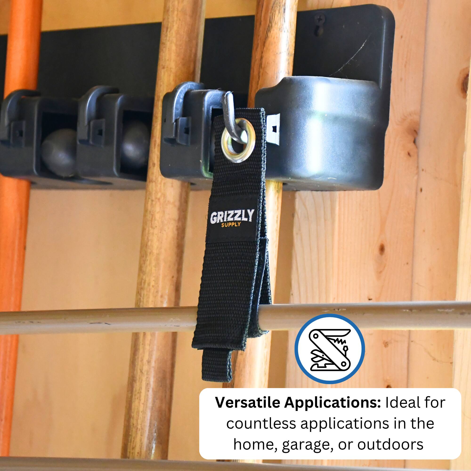 GRIZZLY SUPPLY

Versatile Applications: Ideal for countless applications in the home, garage, or outdoors