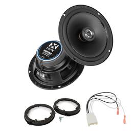 NVX - 2021-2025 Ford Bronco Sport - 6.5" E-Series Front Speaker Upgrade Kit - Black