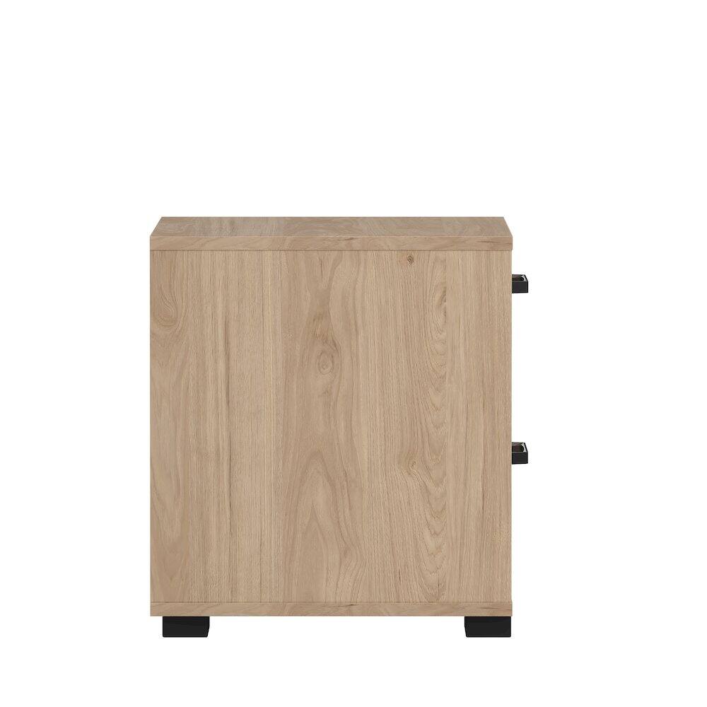 Alt View 7. Tvilum - Sofia 2 Drawer Nightstand, Jackson Hickory - Brown.