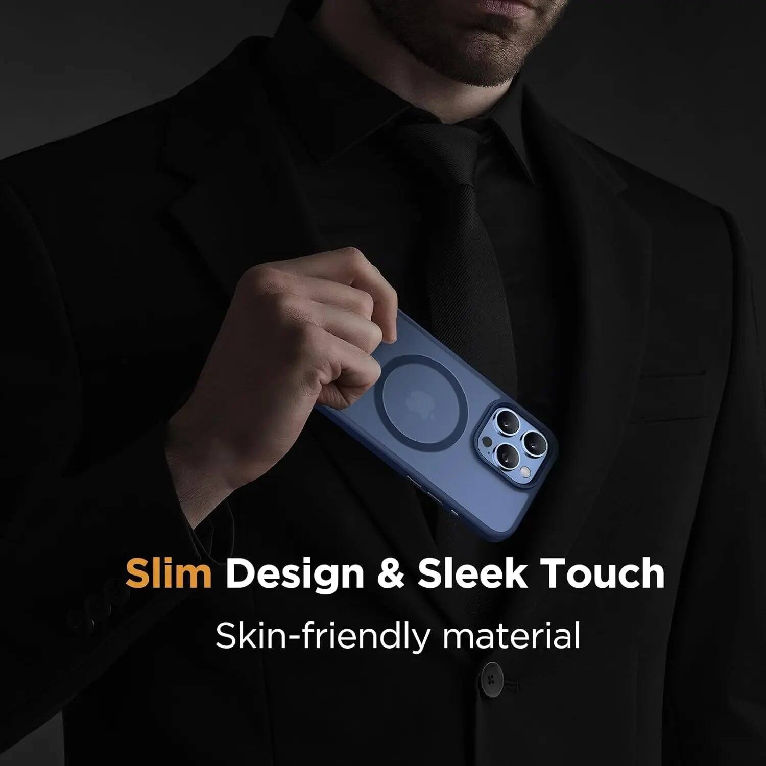Slim Design & Sleek Touch  
Skin-friendly material