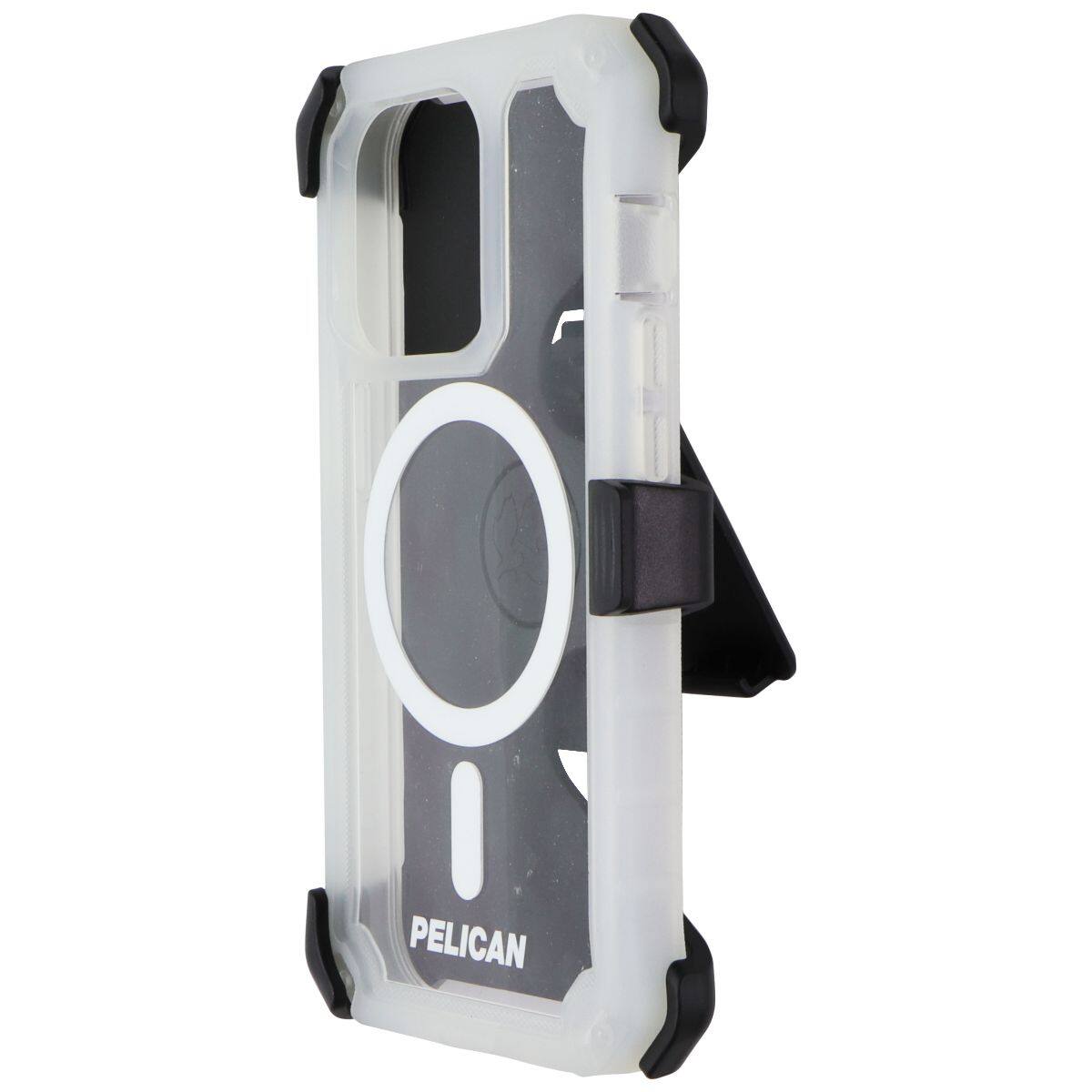 Front. Pelican - Ambassador Case for MagSafe for Apple iPhone 15 Pro - Clear.