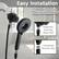 Easy Installation
Magnetic Suction Docking Technology
Magnetic Docking Base Nut
Handheld Shower Nut