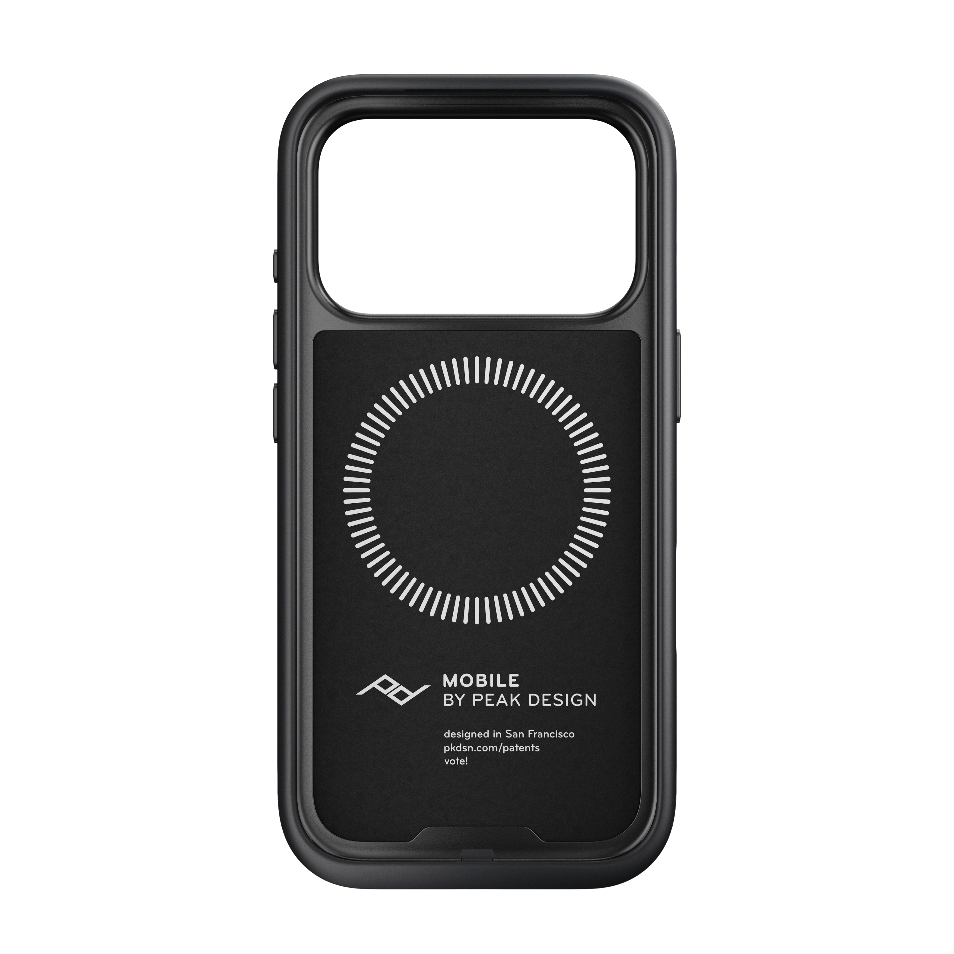 MOBILE BY PEAK DESIGN  
Designed in San Francisco  
pkd.com/patents  
vote!