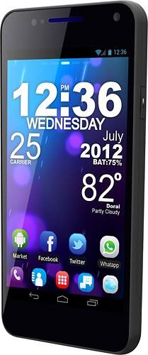 Front Standard. Blu - Vivo Cell Phone (Unlocked) - Black.