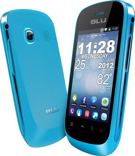 Angle Standard. Blu - Dash 3.2 Mobile Phone (Unlocked) - Blue.