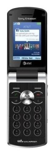 Front Standard. Sony - Mobile Phone (Unlocked) - Black.