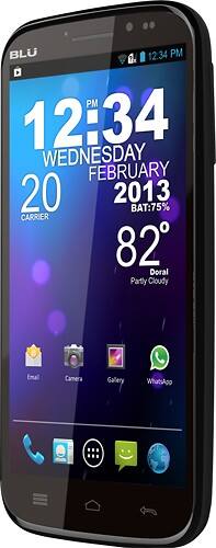 Angle Standard. Blu - Studio 5.3 II Mobile Phone (Unlocked) - Black.