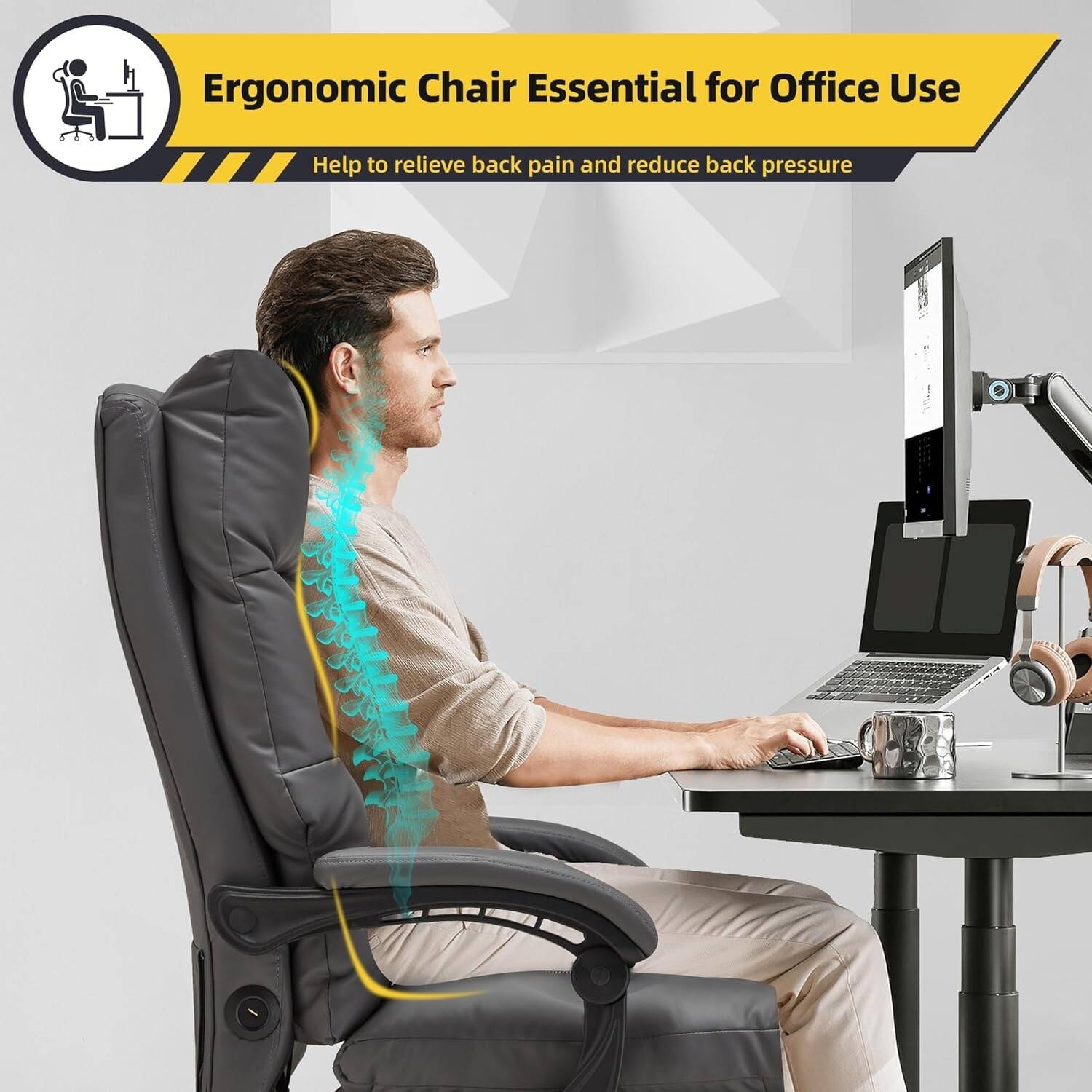 Ergonomic Chair Essential for Office Use

Help to relieve back pain and reduce back pressure