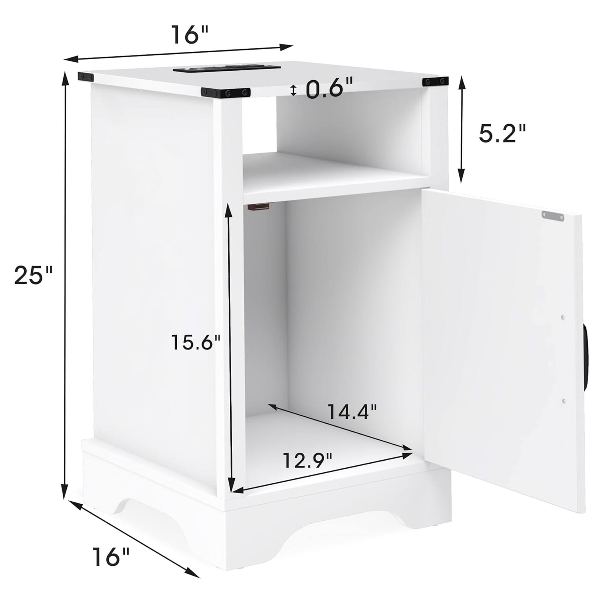 16" x 0.6" x 5.2" x 25" x 15.6" x 14.4" x 12.9" x 16"