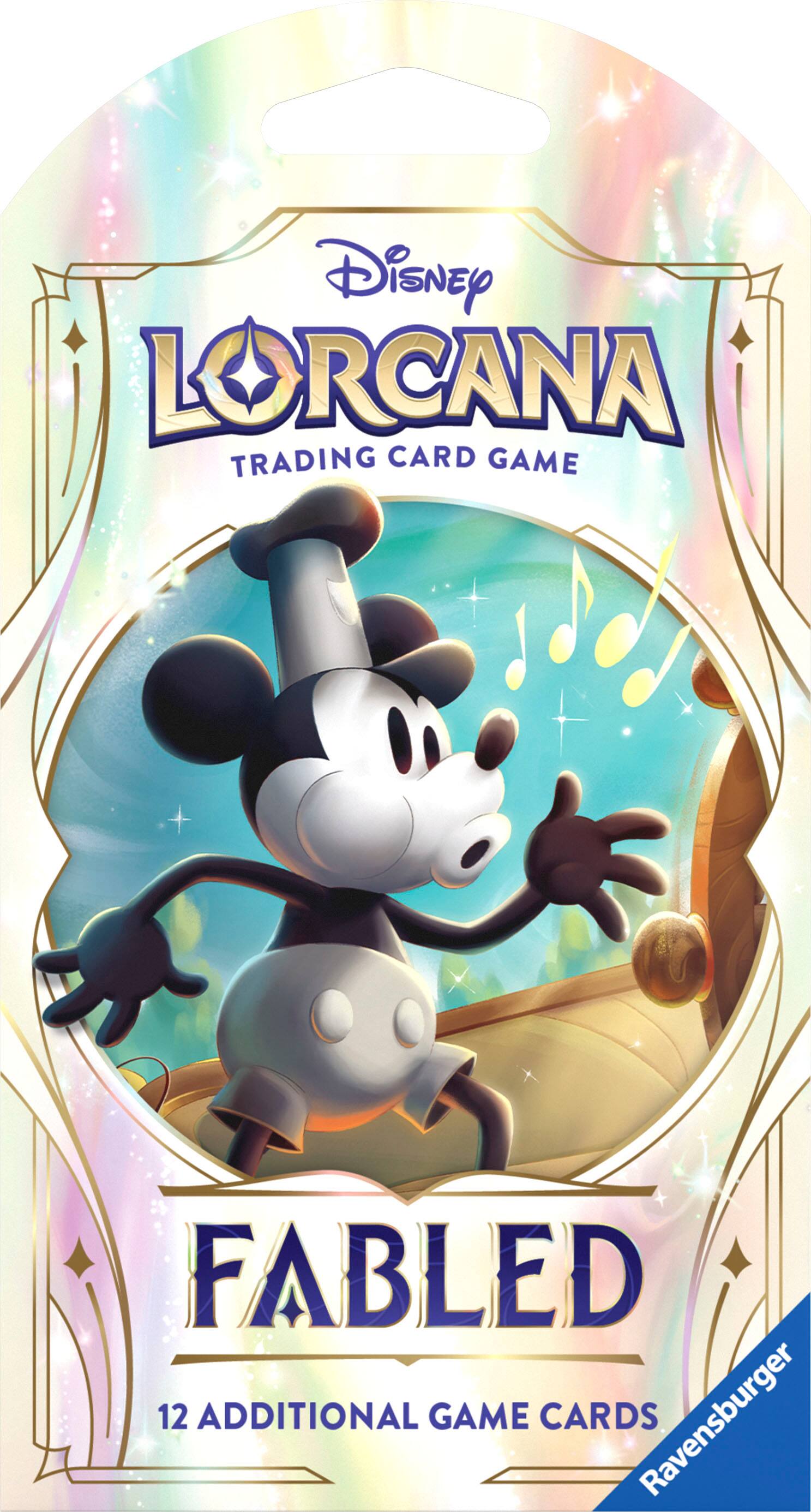 Disney Lorcana Trading Card Game Fabled 12 Additional Game Cards Ravensburger