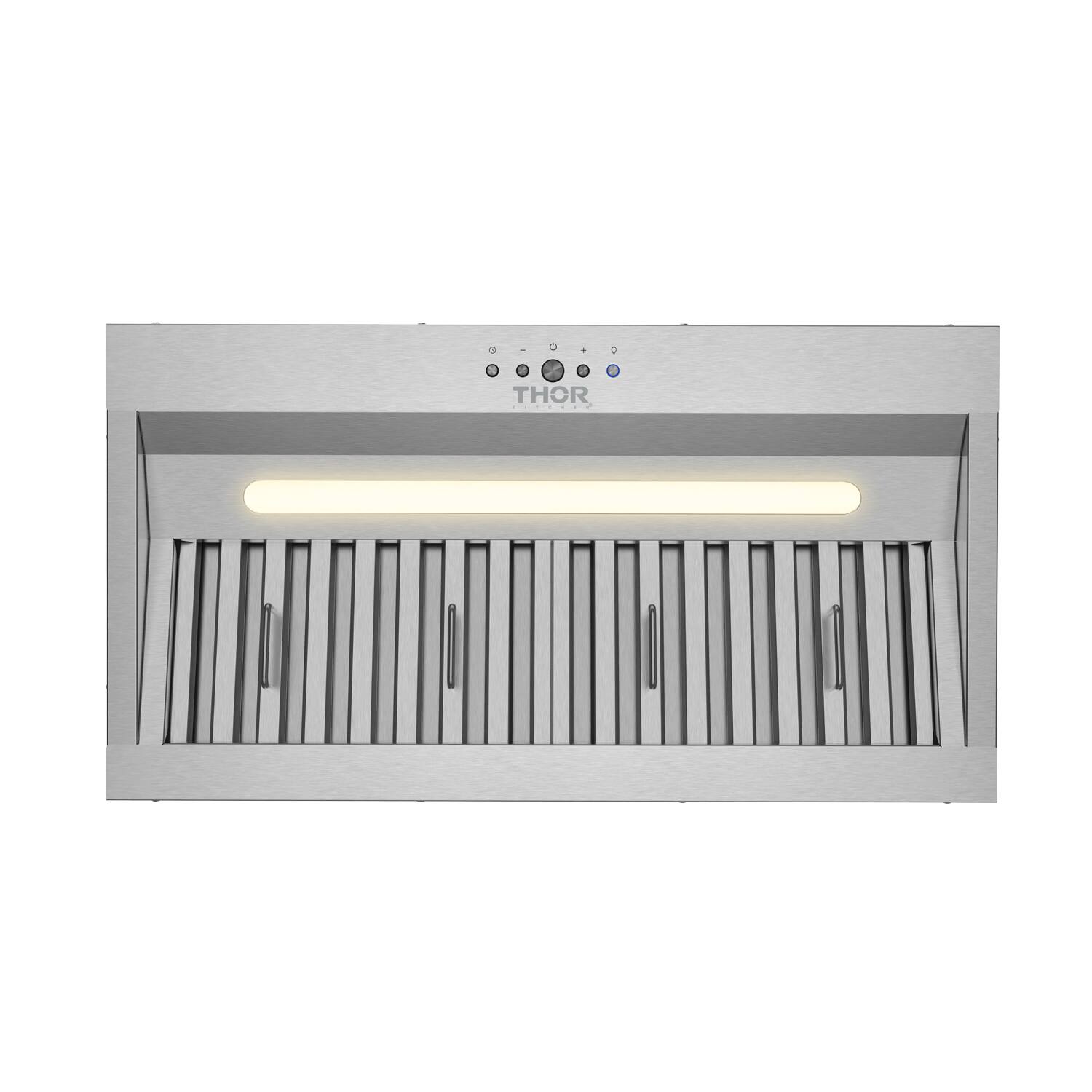 Alt View 1. Thor Kitchen - 28 Inch Convertible Range Hood Insert in Stainless Steel - Stainless steel.