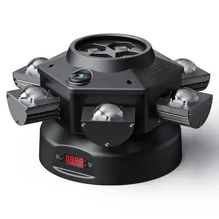 Front. UKing - Disco Lights 150W Moving Head Light DMX RGBW 10 LED Strobe Stage Effect Lighting.