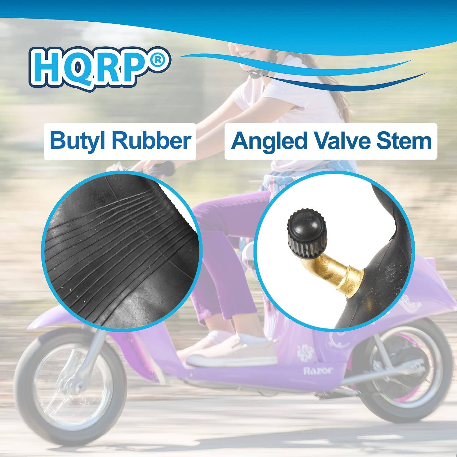 HQRP Butyl Rubber Angled Valve Stem Razor