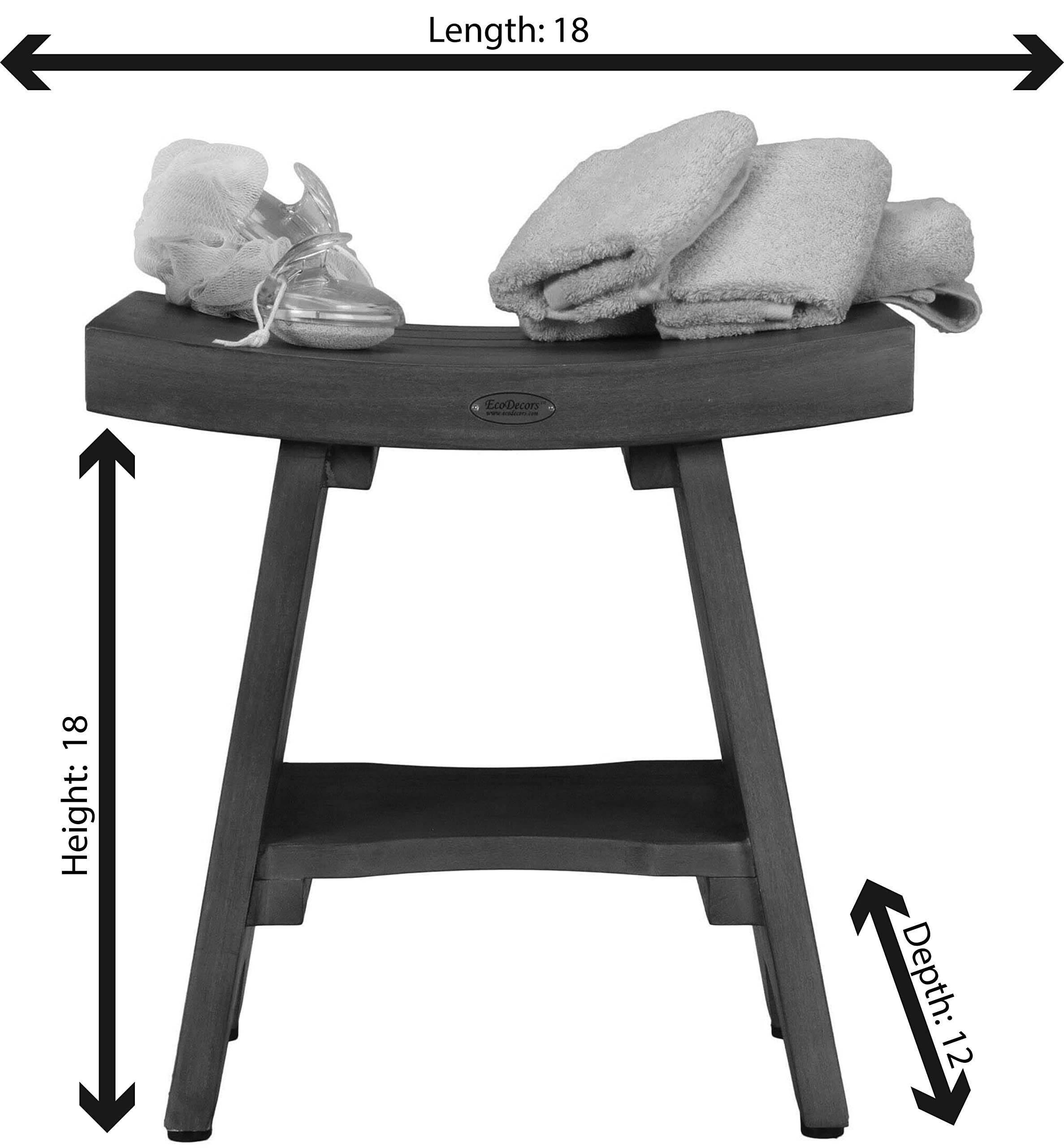 Length: 18  
Height: 18  
Depth: 12