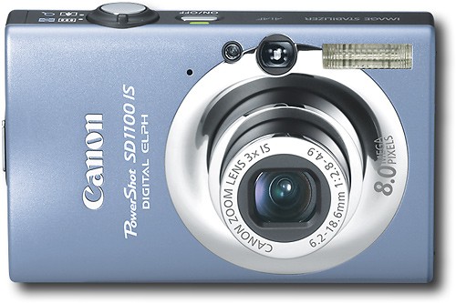 Canon PowerShot SD1100IS 8MP Digital Camera with 3x Optical Image  Stabilized Zoom (Silver)