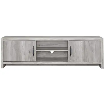 Front. Manhattan Lane - Marvelous driftwood tv console - Gray.