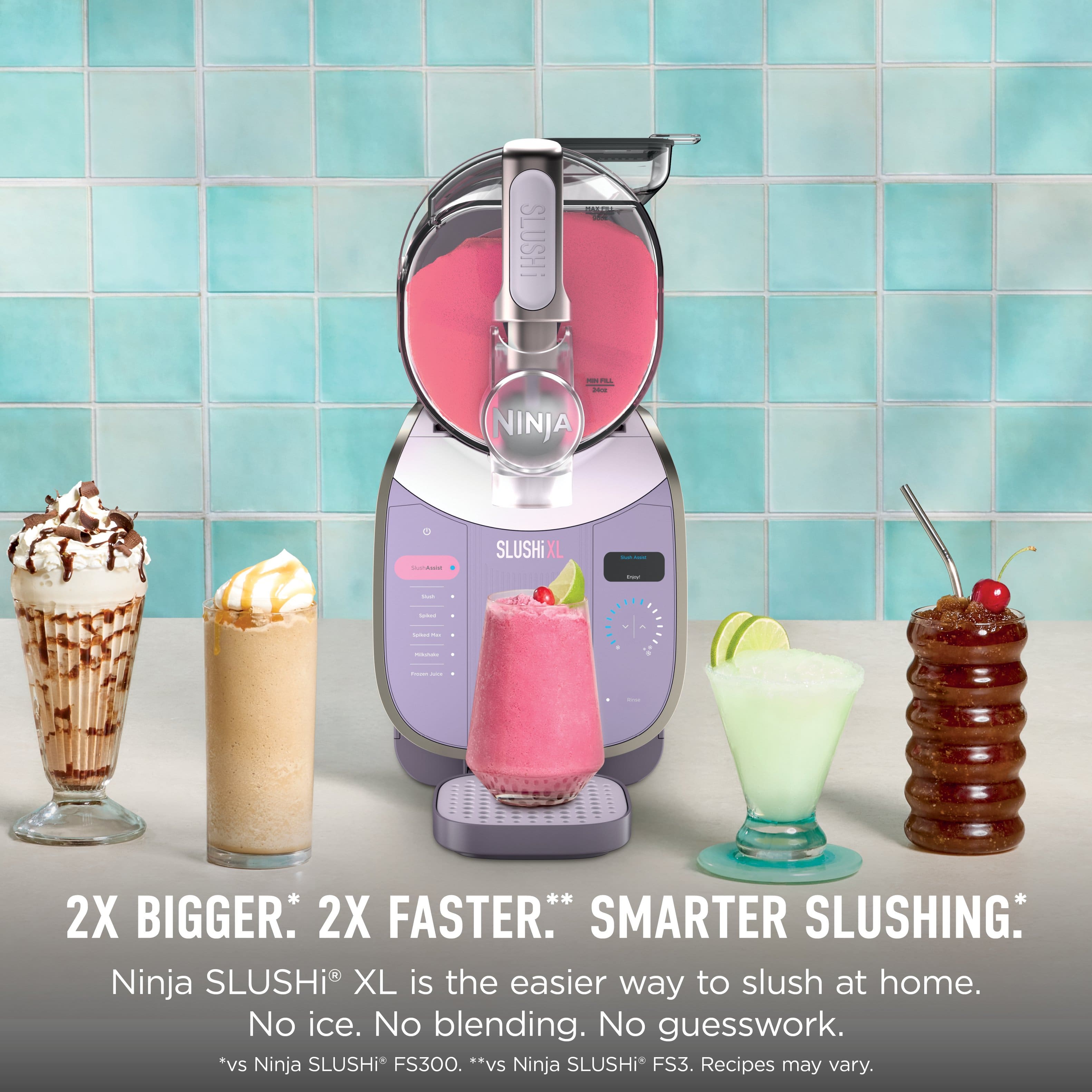 Ninja SLUSHi XL Smart Frozen Drink Maker, 128 oz, 10+ Servings