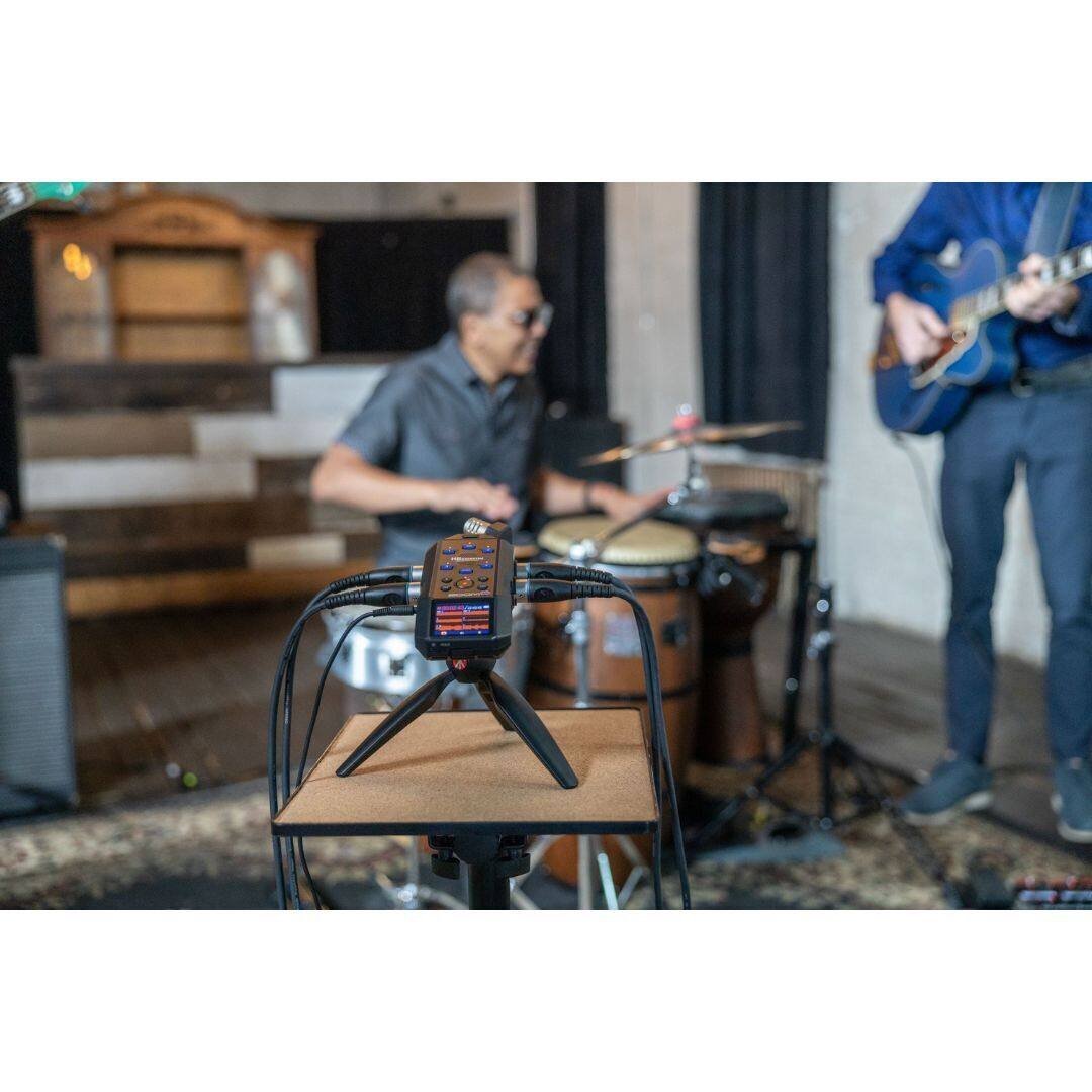 Angle. Zoom - Zoom H6essential (2024 Model, Essential Series) with 32-Bit Float, Accessibility, 6-Track Recorder, Stereo Microphones - Black.