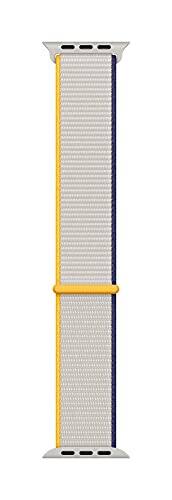 Front. Apple - Apple Watch Band - Sport Loop (40mm) - Sea Salt - Regular - Off-White.