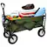 Alt View 6. Mac Sports - Mac Sports Collapsible Folding Outdoor Utility Garden Camping Wagon Cart, Green - Green.
