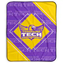 Pegasus - Tennessee Tech Golden Eagles 50" x 60" Diamond Logo Fleece Blanket - Multicolor