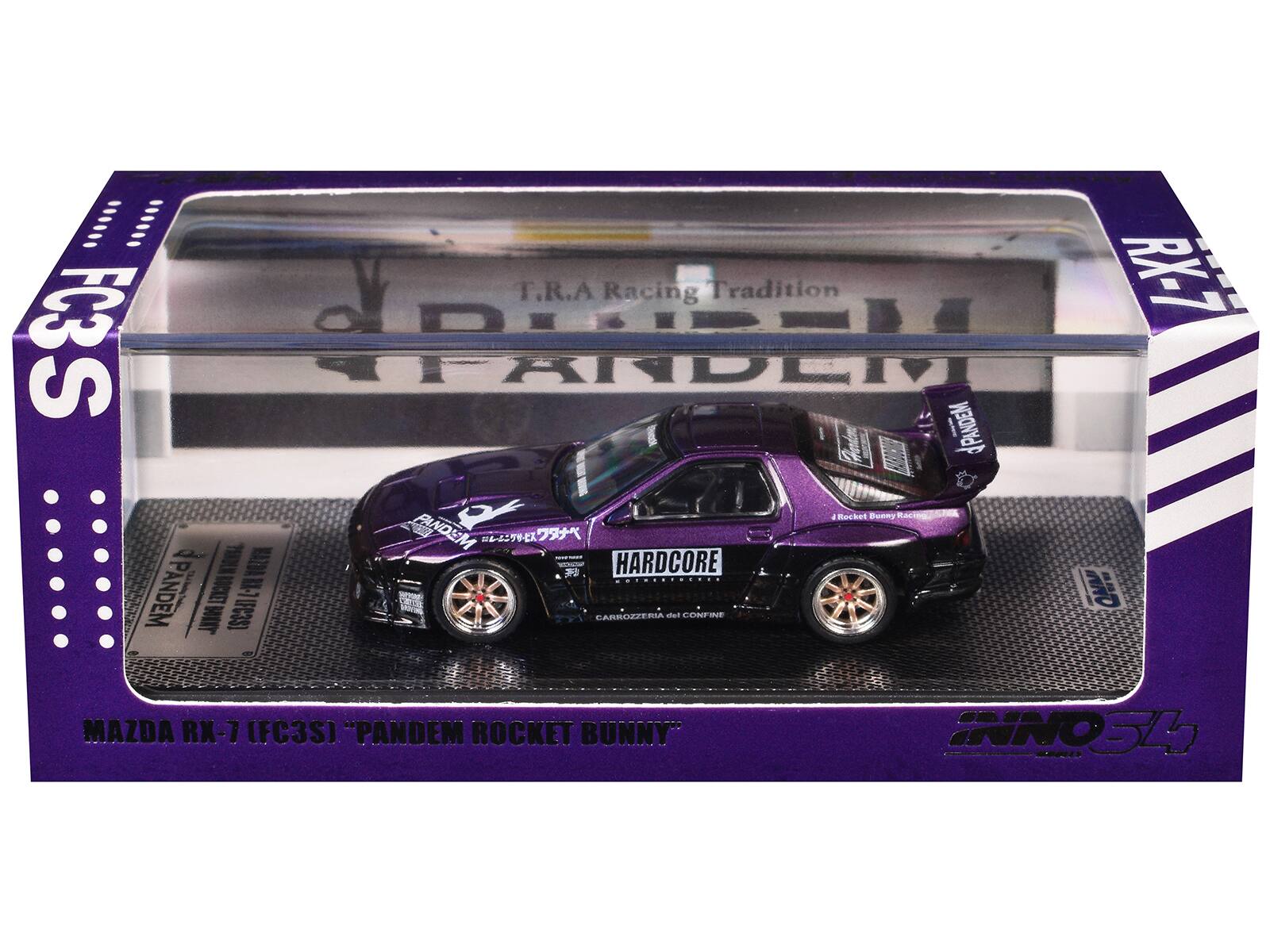 FC3S PANDEM T.R.A Racing Tradition RX7 FARDEM PADEM I PANDYM & 4 Rochet Beany d HARDCORE ...... ...... PANDEM WILL BOCKIT 100001L I 2 CARROZZERIA ........... man CONTIE ONM SLSA MAZDA RX-7 [FC3S) "PANDEM ROCKET BUNNY" INNO3L