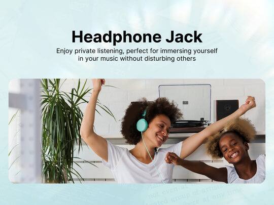 Headphone Jack

Enjoy private listening, perfect for immersing yourself in your music without disturbing others