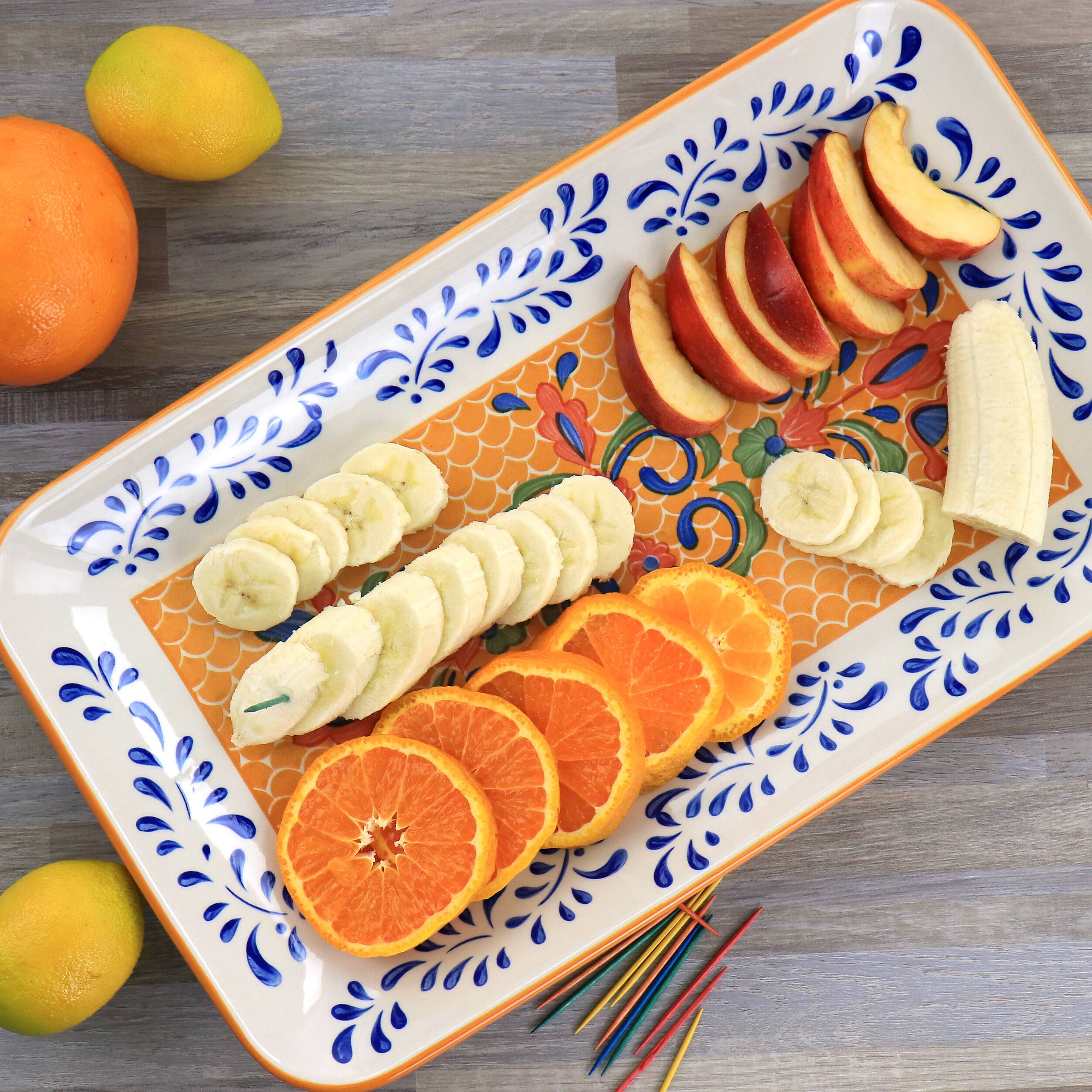 Alt View 7. Laurie Gates - Laurie Gates Hand Painted Tierra Stoneware Serving Platter - Multi.