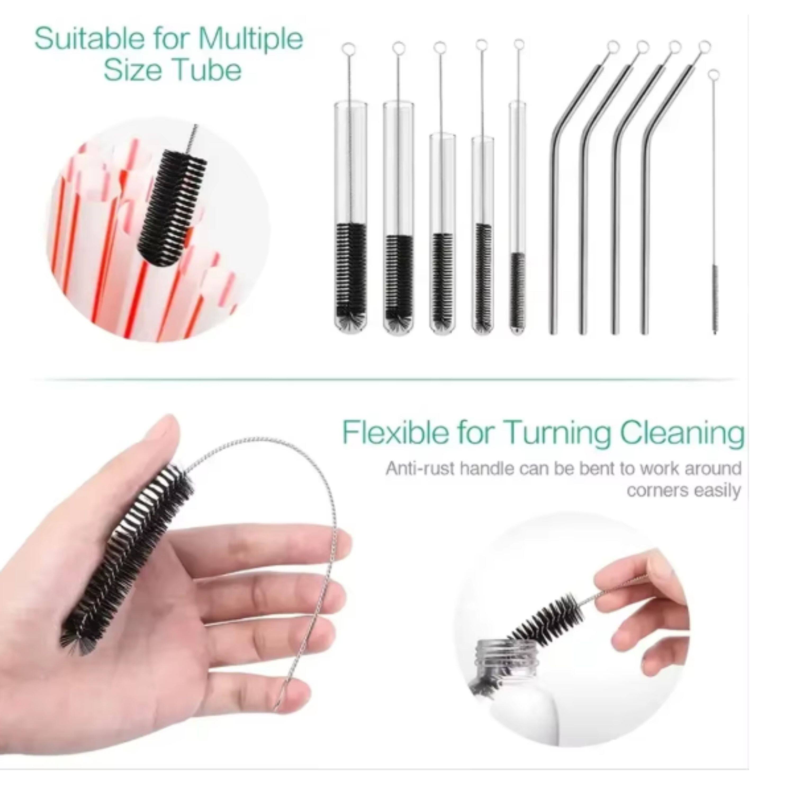 Suitable for Multiple Size Tube

Flexible for Turning Cleaning  
Anti-rust handle can be bent to work around corners easily